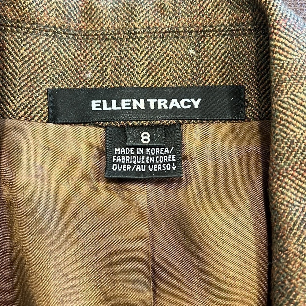 Ellen Tracy • Herringbone Check Blazer - Picture 9 of 13